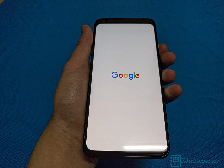 Pixel 4 XL手機的開機畫面可以看到Google商標-pixel4xl101