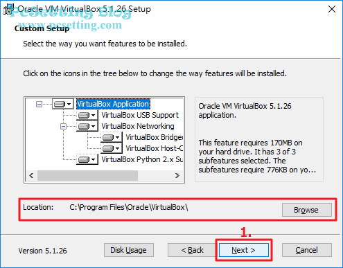 可以變更VirtualBox的安裝路徑-virtualbox022