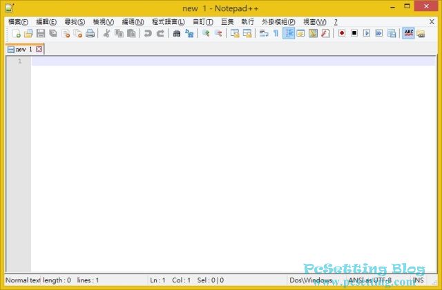 連結至官網下載Notepad++文字編輯器-npp011