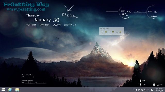 Rainmeter 桌面美化工具設定與使用教學 Kjie Notes