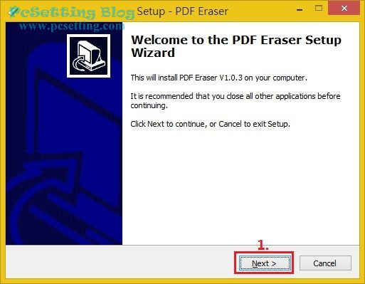 PDF Eraser 的安裝教學-pes002
