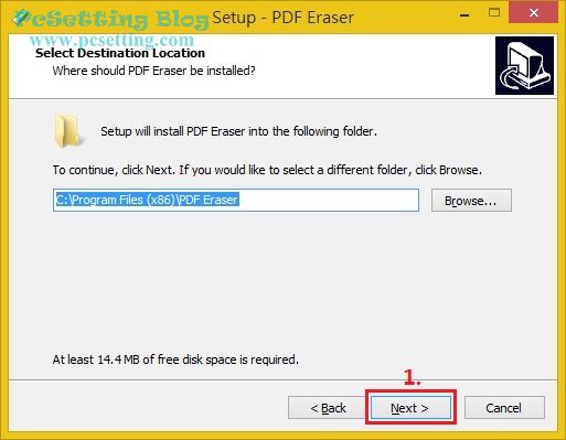 PDF Eraser 的安裝教學-pes003