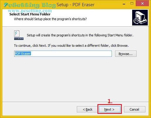PDF Eraser 的安裝教學-pes004