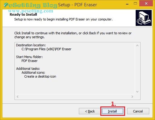 PDF Eraser 的安裝教學-pes006