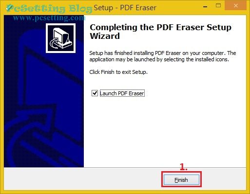 PDF Eraser 的安裝教學-pes007