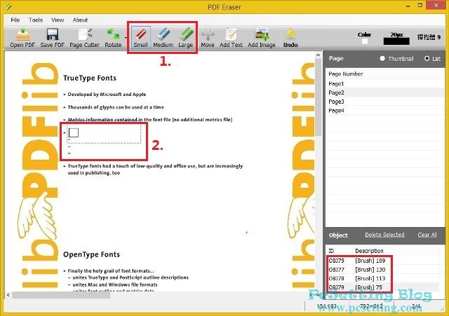 開始使用PDF Eraser-pes023