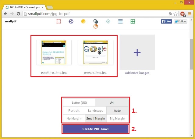 Smallpdf 圖片格式轉PDF格式教學-spdf023