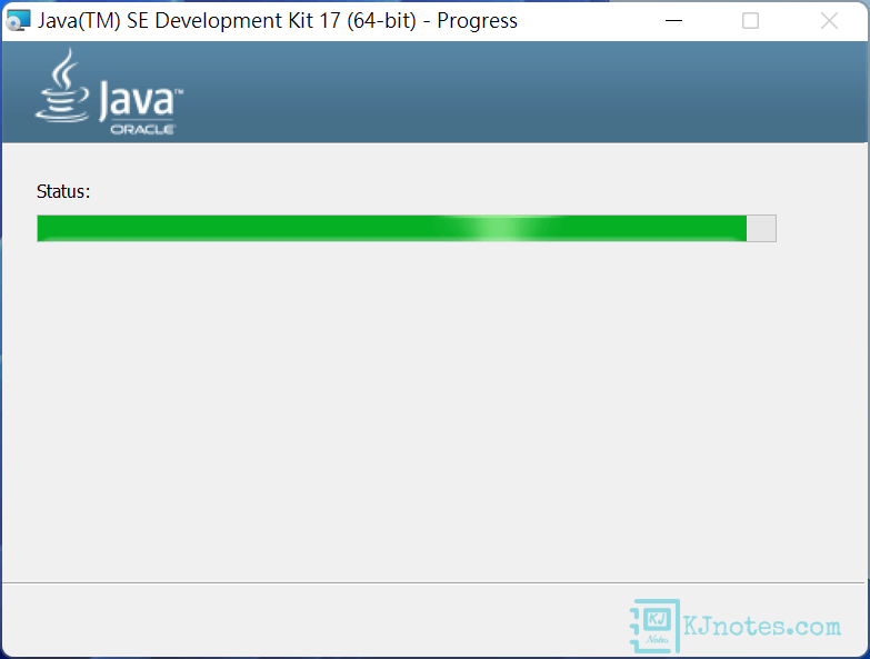 JDK正在安裝至電腦中-javajdk023