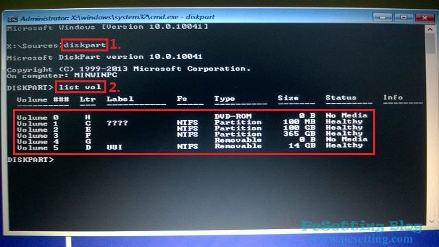 進入diskpart指令模式建立一個虛擬硬碟-w10os023