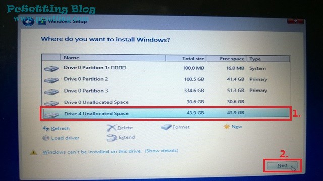 在虛擬硬碟中安裝Windows 10-w10os035