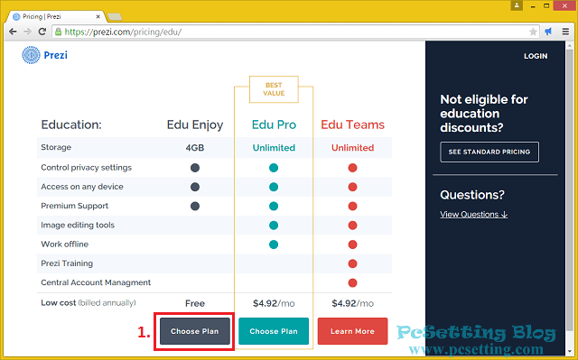 Prezi 線上簡報製作工具edu信箱申請Prezi帳號教學-prezi011