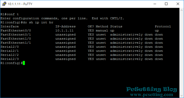 已成功使用Telnet連結至剛剛設定好的路由器-gns3114