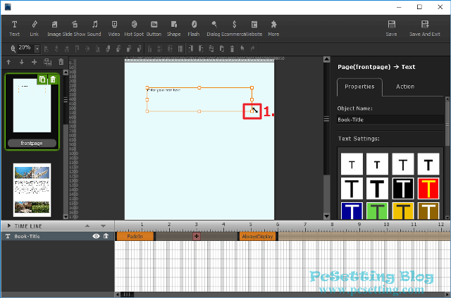 調整電子書頁面上文字顯示的位置-fliphtml5112