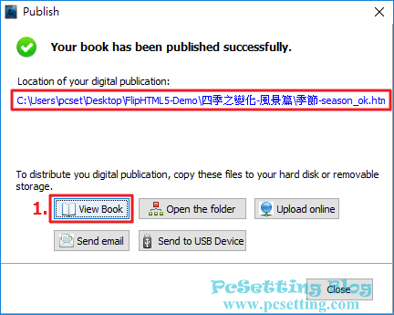匯出完成後可以直接使用瀏覽器開啟電子書-fliphtml5214