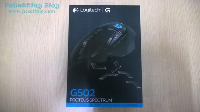 羅技G502 RGB電競滑鼠盒子包裝正面-g502rgb002