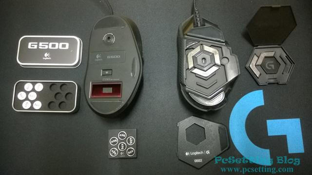 G500滑鼠和G502 RGB滑鼠的砝碼盒和砝碼-g502rgb084