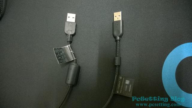 G500滑鼠和G502 RGB滑鼠的線材和USB接頭-g502rgb085