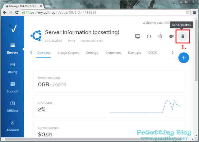 Vultr VPS 主機帳號申請與伺服器架設使用設定教學 | KJie Notes