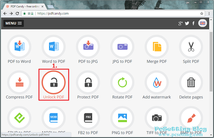 PDF Candy提供的PDF檔案解密功能教學-pdfcandy111