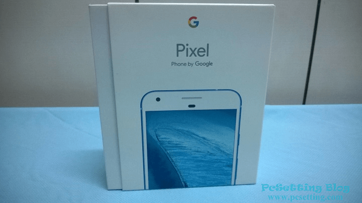Google Pixel手機盒子包裝正面-googlepixel001