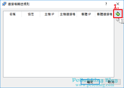 新增連接埠轉發規則-virtualboxnat043