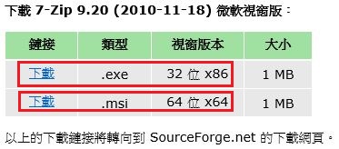 7-Zip壓縮軟體下載與安裝-7z002