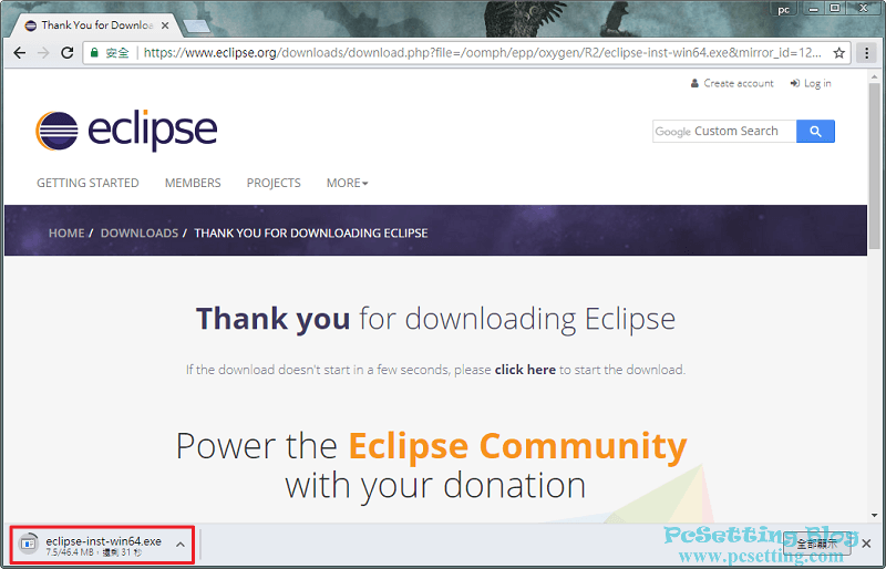 下載Eclipse Installer至你的電腦-eclipseide003