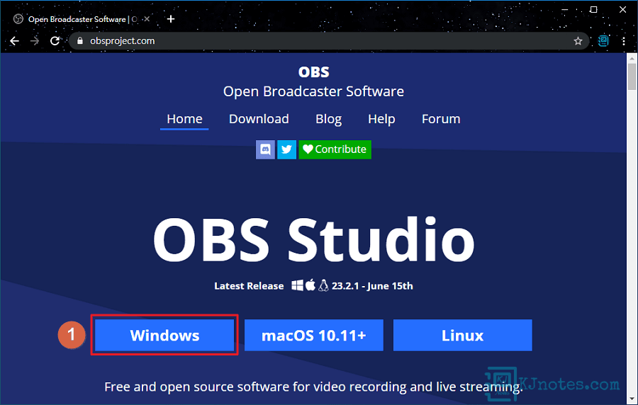 下載OBS Studio螢幕錄製與串流直播軟體-obsinstall001